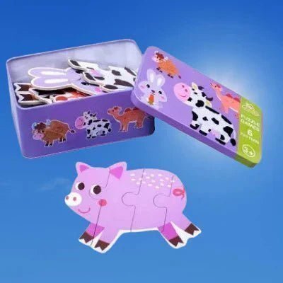 Puzzle Montessori - BabyPuzzle™ - Bétail - Ma sphère bébé