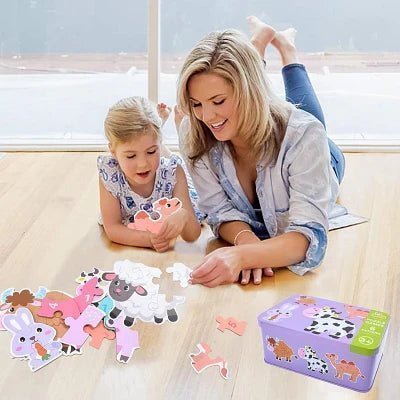 Puzzle Montessori - BabyPuzzle™ - Bétail - Ma sphère bébé