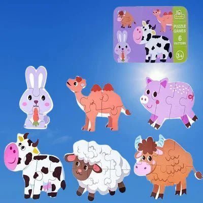 Puzzle Montessori - BabyPuzzle™ - Bétail - Ma sphère bébé