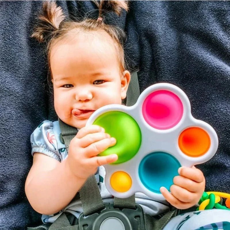 Jouet d'Éveil - PuzzleBoard™ - Blanc - Ma sphère bébé