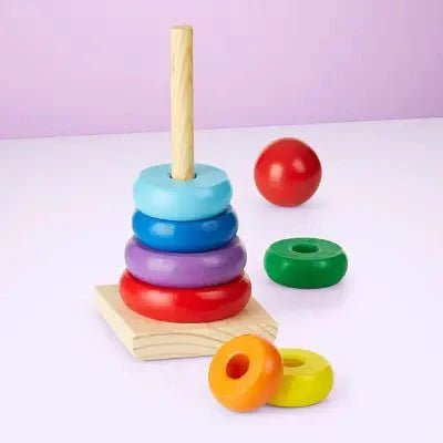 Jouet en Bois - WoodenToys™ - Tour arc - en - ciel - Ma sphère bébé