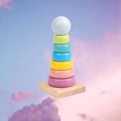 Jouet en Bois - WoodenToys™ - Tour Macaron - Ma sphère bébé